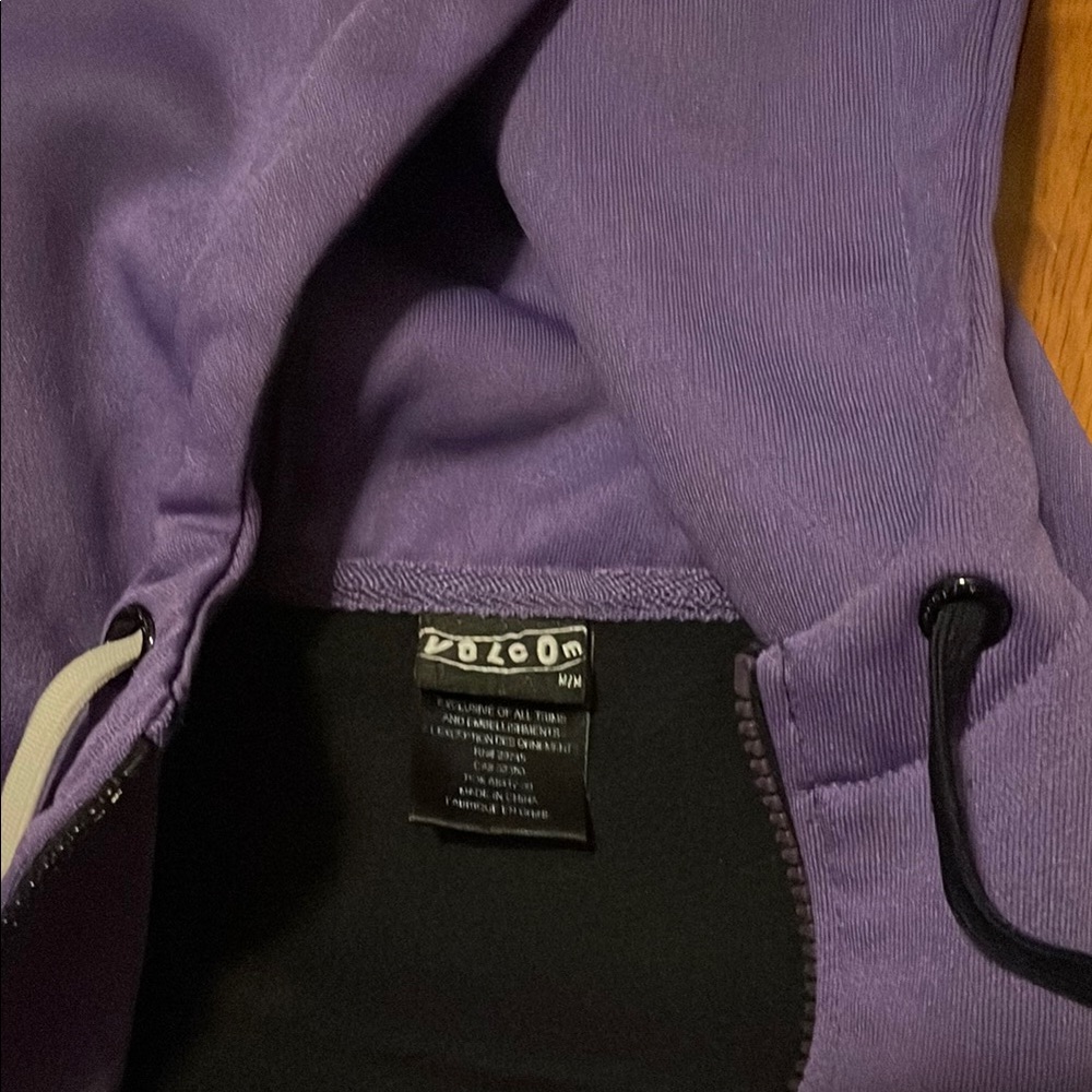 Volcom Women’s Colorblock Zip Hoodie- Medium - Picture 7 of 16